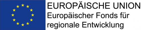 Logo EFRE: Europäische Fonds für regionale Projekte.